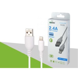 NEW SCIENCE THICK 2.4A CABLE FOR IPHONE 3 METERS BRANCO REF: 9222 NEW SCIENCE THICK 2.4A CABLE FOR IPHONE 3 METERS BRANCO REF: 9222